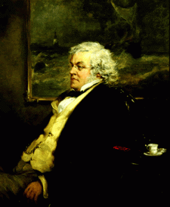William Makepeace Thackery, Painted by Sir John Gilbert